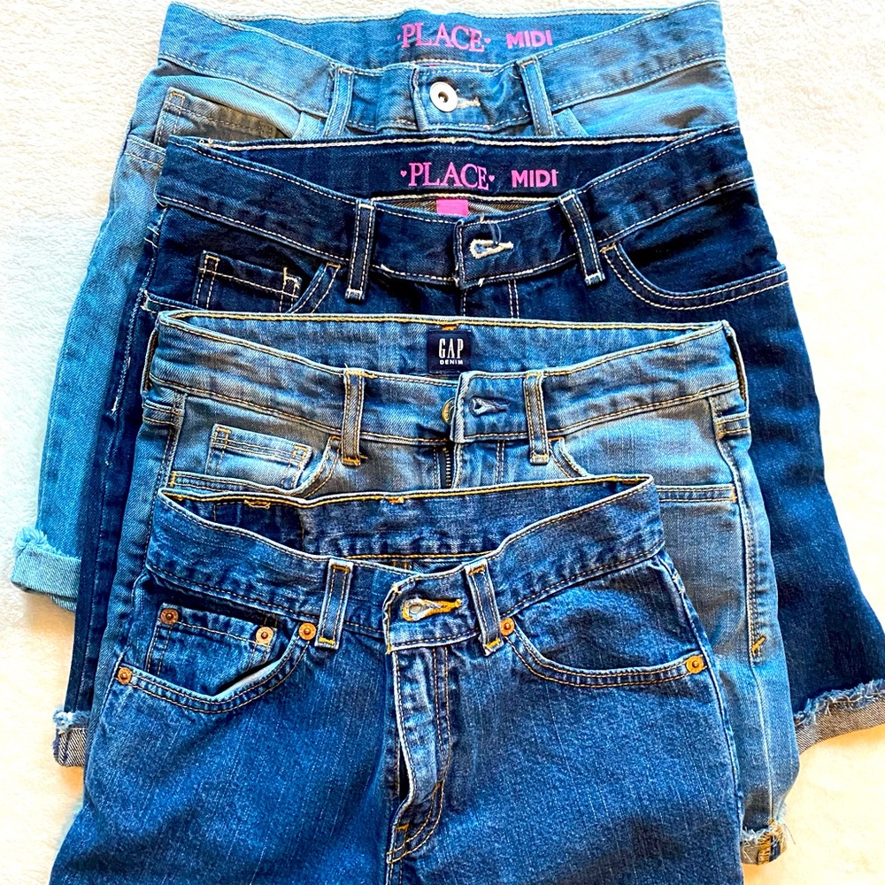 Little girls Jean shorts